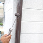 雨樋の塗装の画像